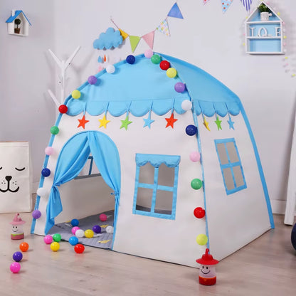 Kids Toy Tent Children Indoor Princess Teepee Bed Girl Boy Baby Children Doll Home Folding House Play Wigwam for Children Gift