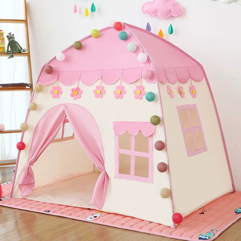 Kids Toy Tent Children Indoor Princess Teepee Bed Girl Boy Baby Children Doll Home Folding House Play Wigwam for Children Gift